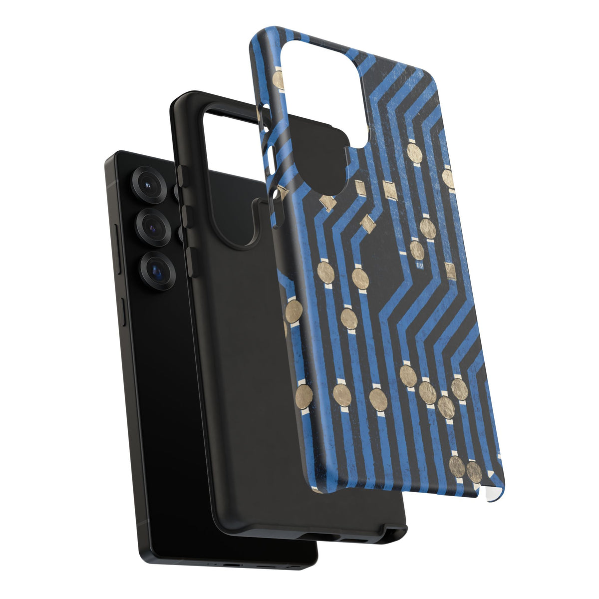 Samsung Galaxy Phone Case - Solder Trace — POD detail: Matte exploded, Samsung Galaxy S25 Ultra