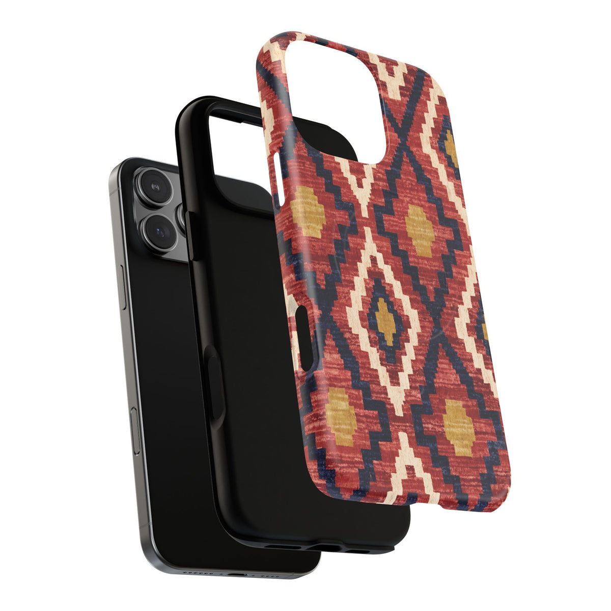 iPhone MagSafe Case - Kelim Steps — POD detail: Matte exploded, iPhone 16 Pro Max