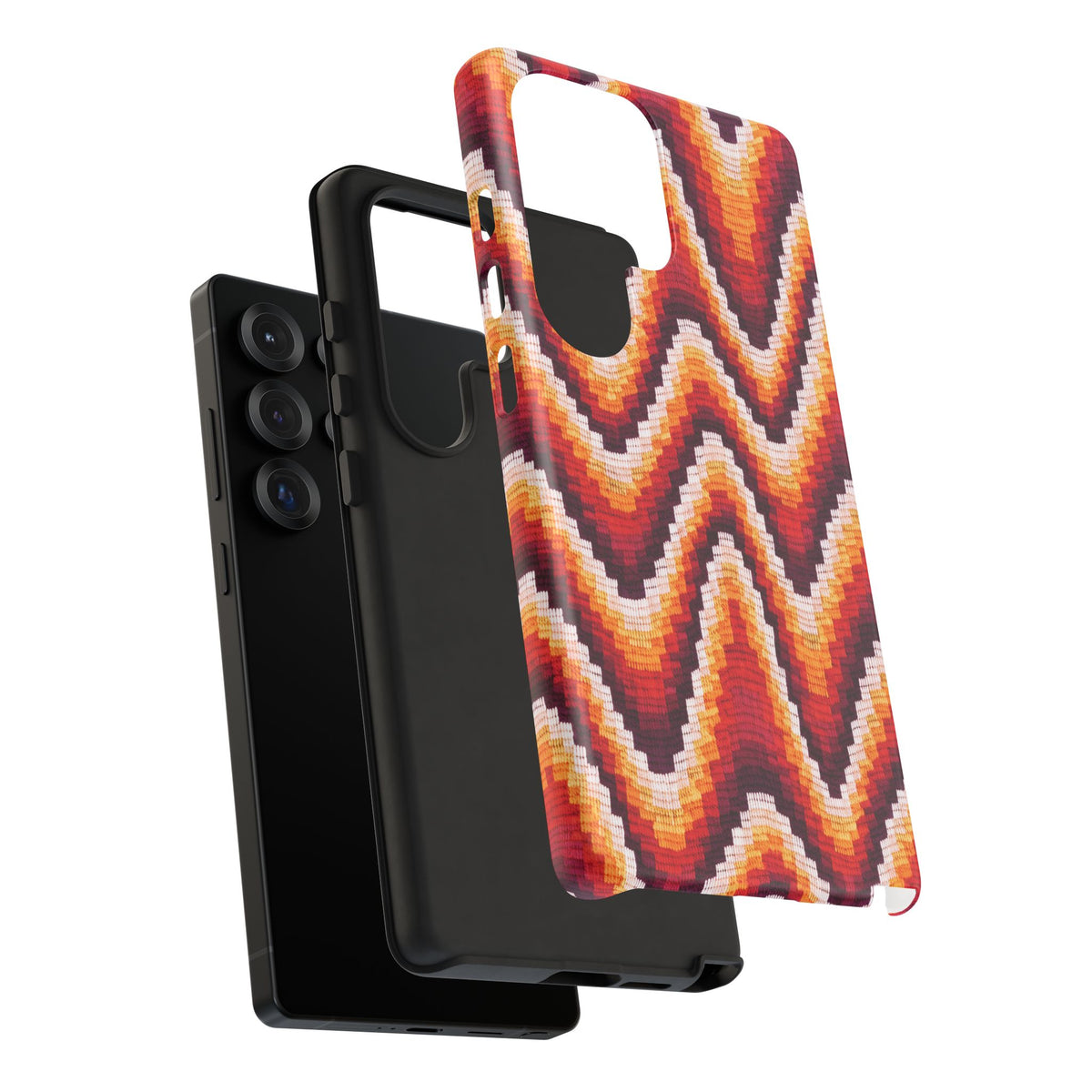 Samsung Galaxy Phone Case - Flamepoint Ridge — POD detail: Matte exploded, Samsung Galaxy S25 Ultra