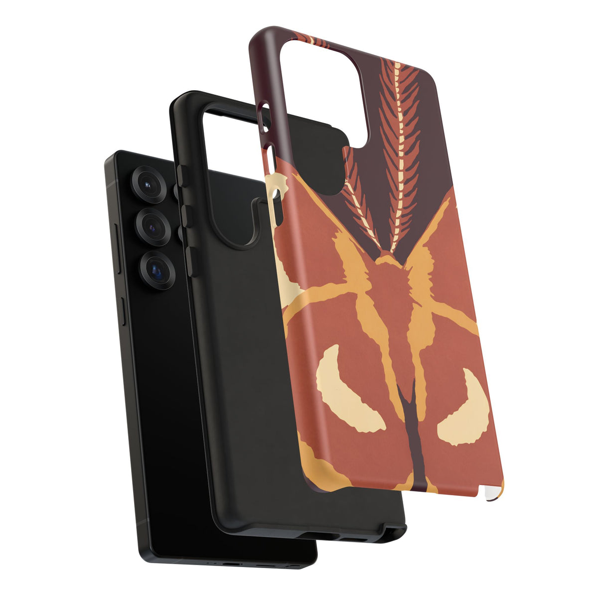 Samsung Galaxy Phone Case - Giant Silkwing — POD detail: Matte exploded, Samsung Galaxy S25 Ultra