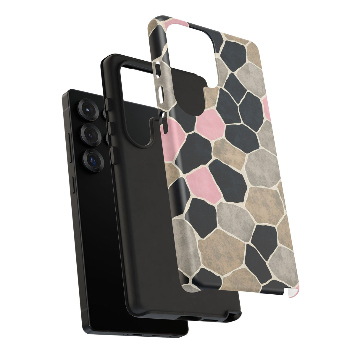 Samsung Galaxy Phone Case - Crazy Paving — POD detail: Matte exploded, Samsung Galaxy S25 Ultra