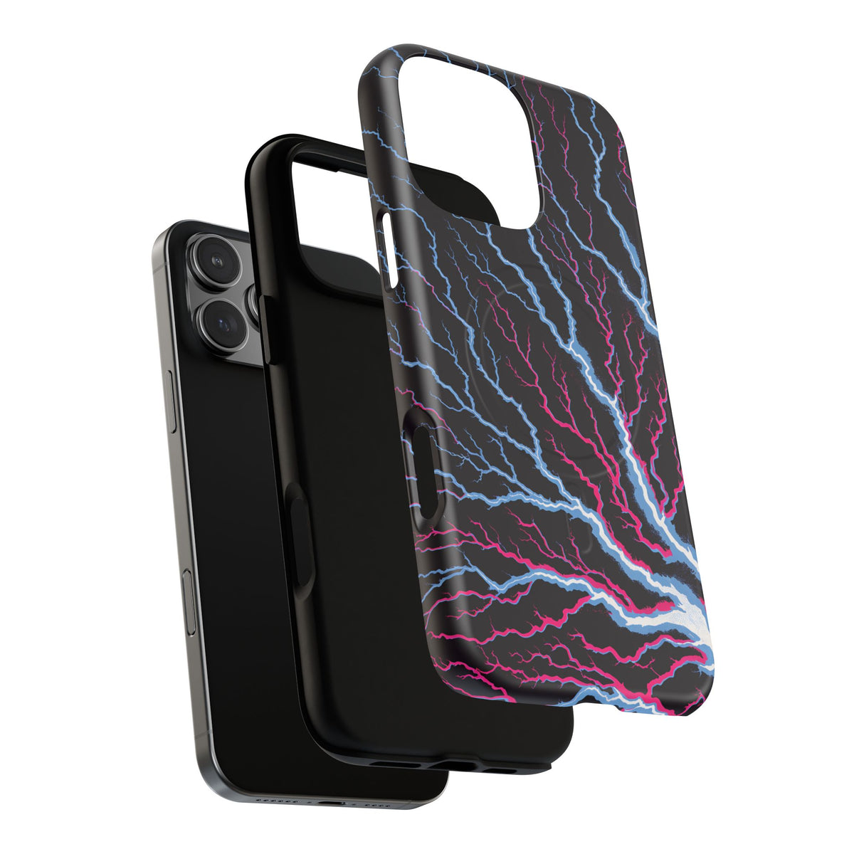 iPhone MagSafe Case - Filament Arc — POD detail: Matte exploded, iPhone 16 Pro Max