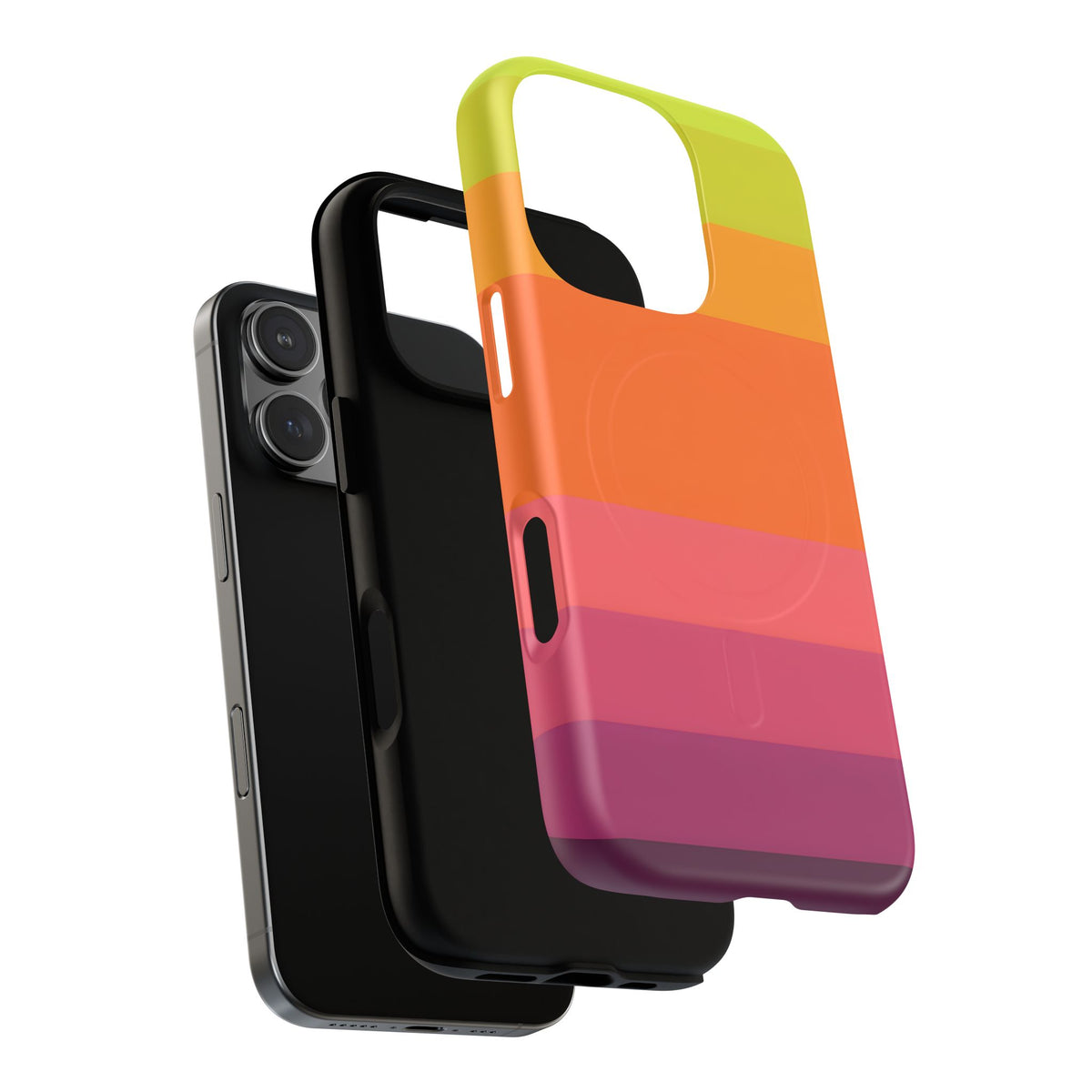iPhone MagSafe Case - Dusk Staircase — POD detail: Matte exploded, iPhone 16 Pro