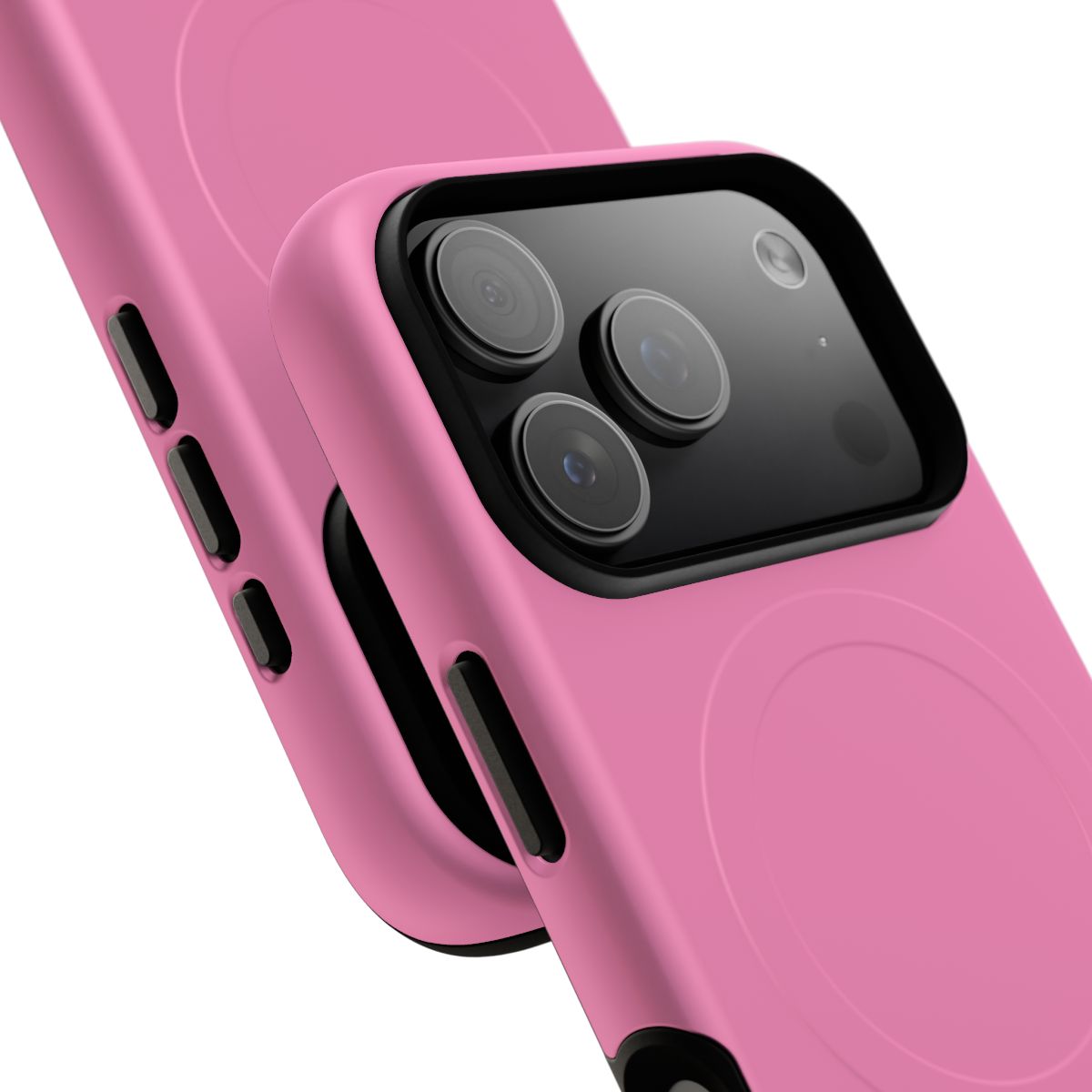 iPhone MagSafe Case - Peony — POD detail: Matte close-up, iPhone 17 Pro