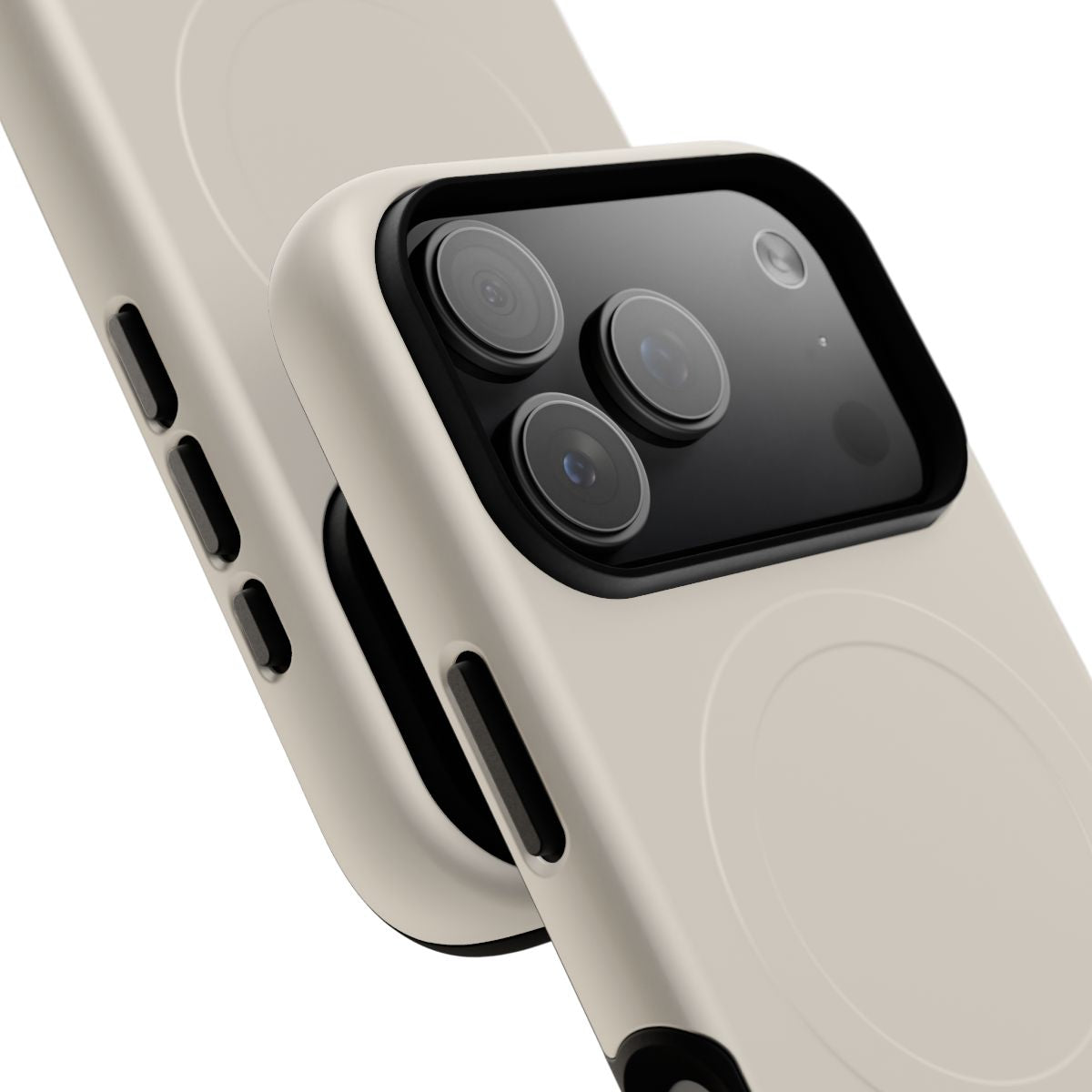 iPhone MagSafe Case - Summit Stone — POD detail: Matte close-up, iPhone 17 Pro