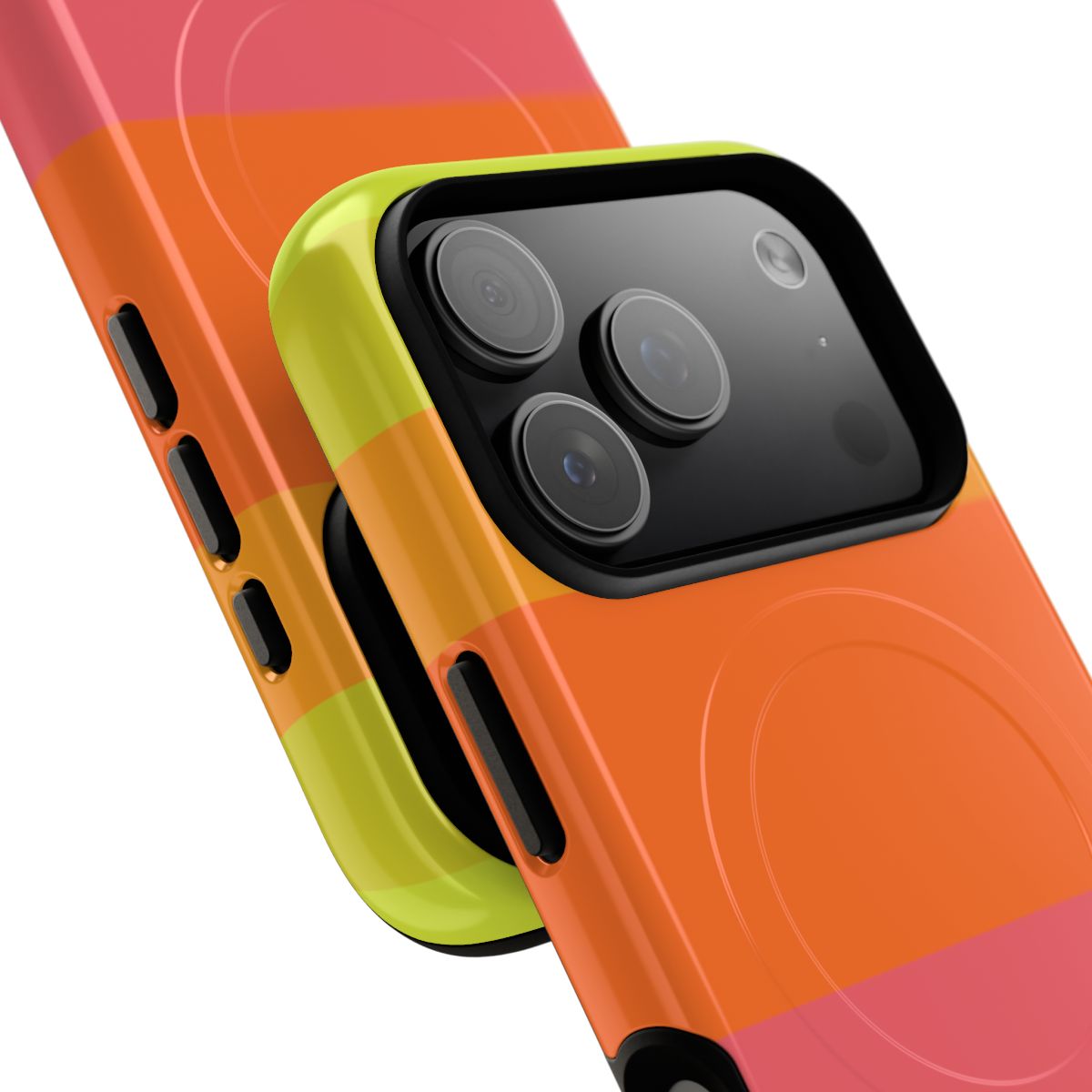 iPhone MagSafe Case - Dusk Staircase — POD detail: Glossy close-up, iPhone 17 Pro