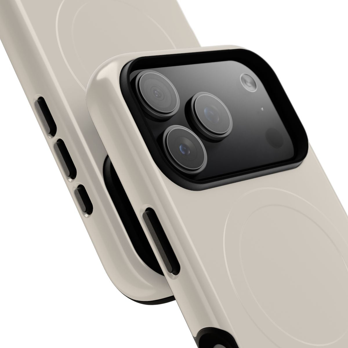 iPhone MagSafe Case - Summit Stone — POD detail: Glossy close-up, iPhone 17 Pro