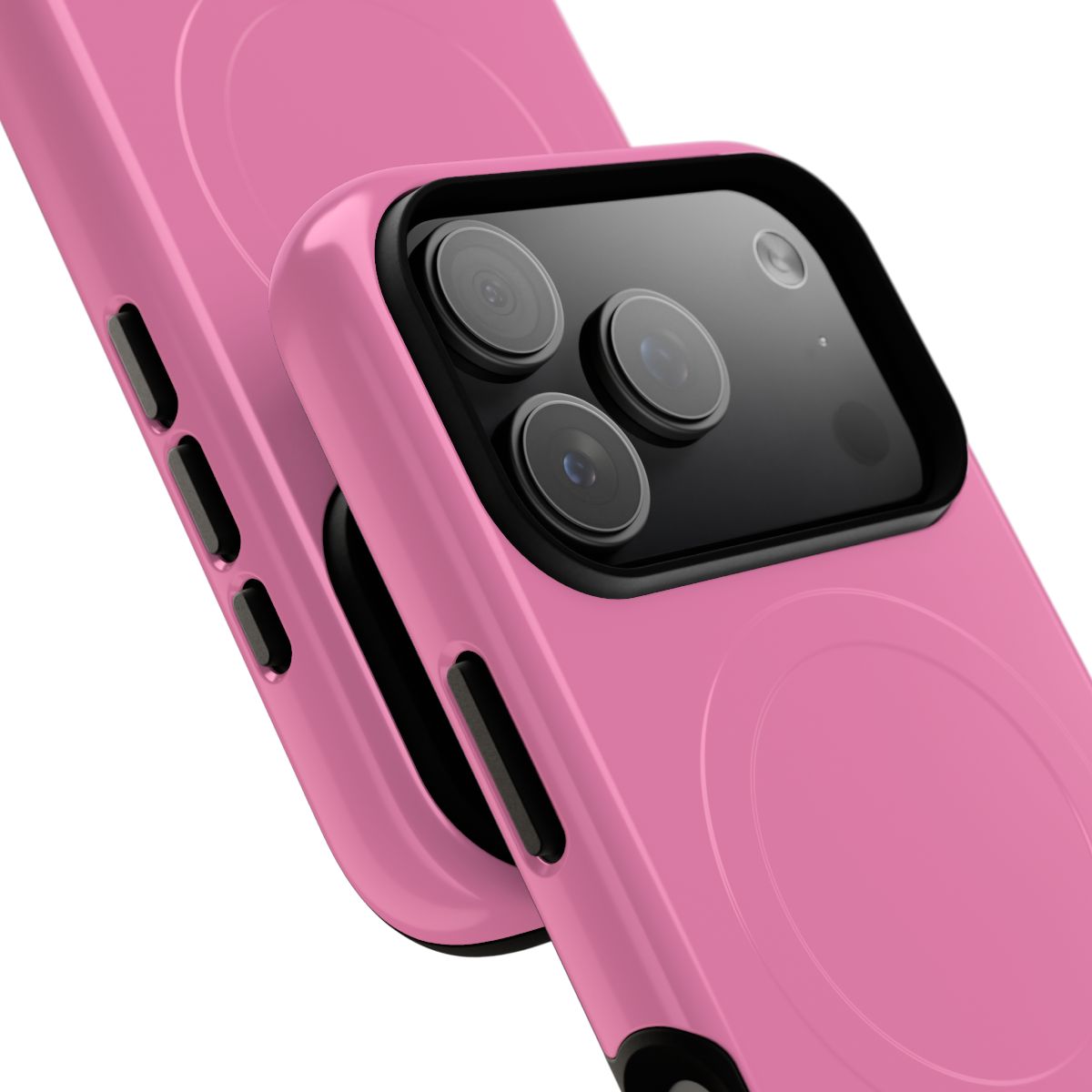 iPhone MagSafe Case - Peony — POD detail: Glossy close-up, iPhone 17 Pro