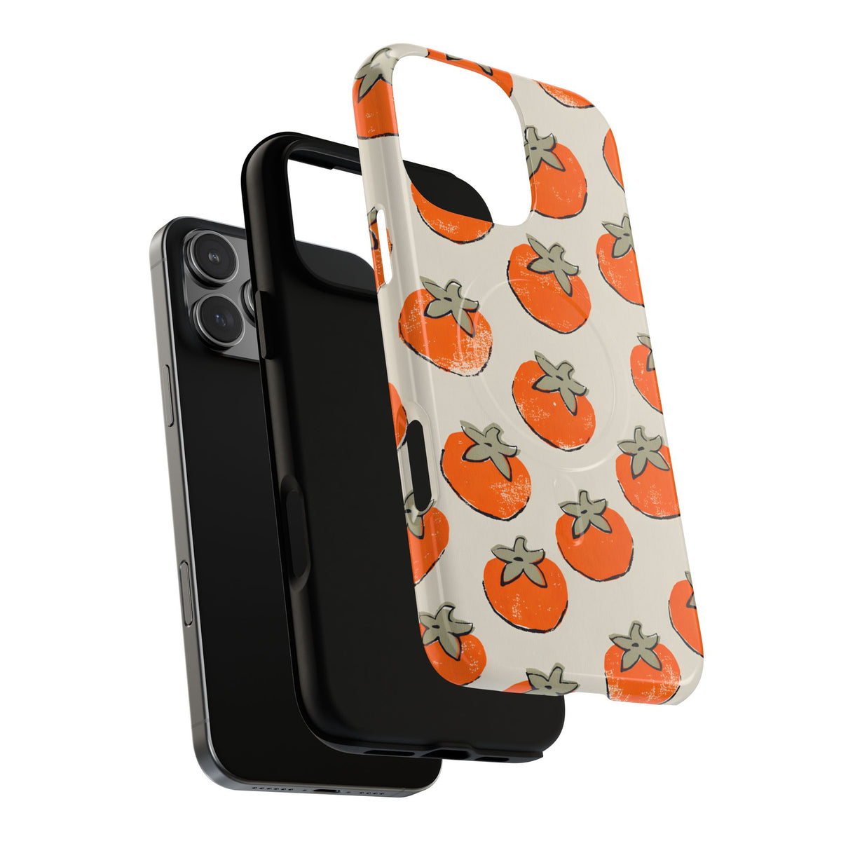 iPhone MagSafe Case - Persimmon Tumble — POD detail: Glossy exploded, iPhone 16 Pro Max