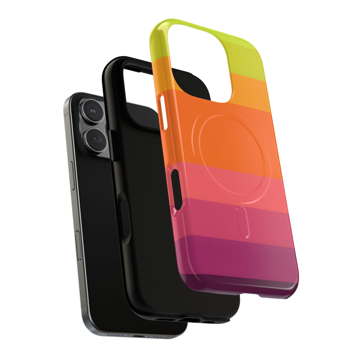 iPhone MagSafe Case - Dusk Staircase — POD detail: Glossy exploded, iPhone 16 Pro