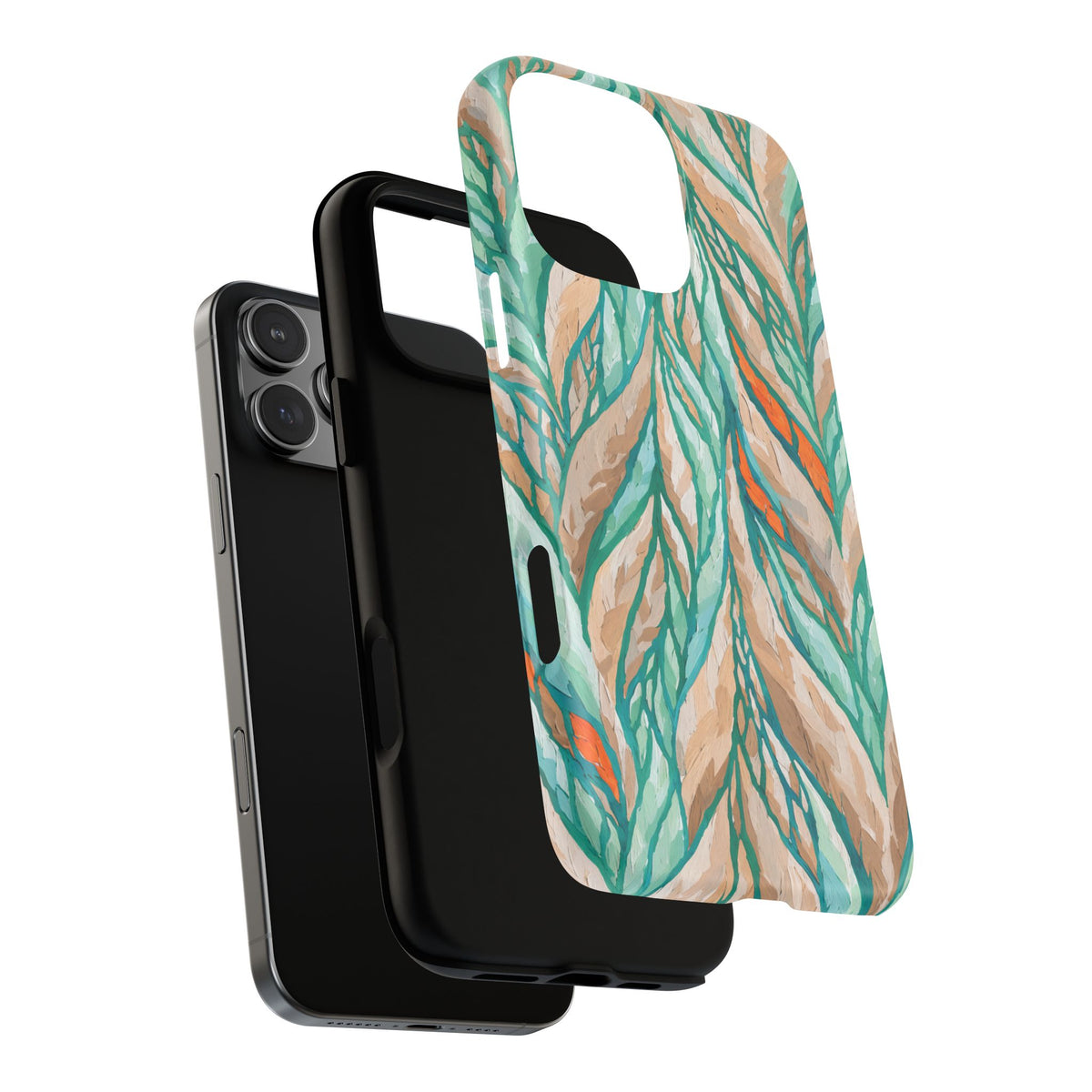 iPhone MagSafe Case - Meltwater Braid — POD detail: Matte exploded, iPhone 16 Pro Max