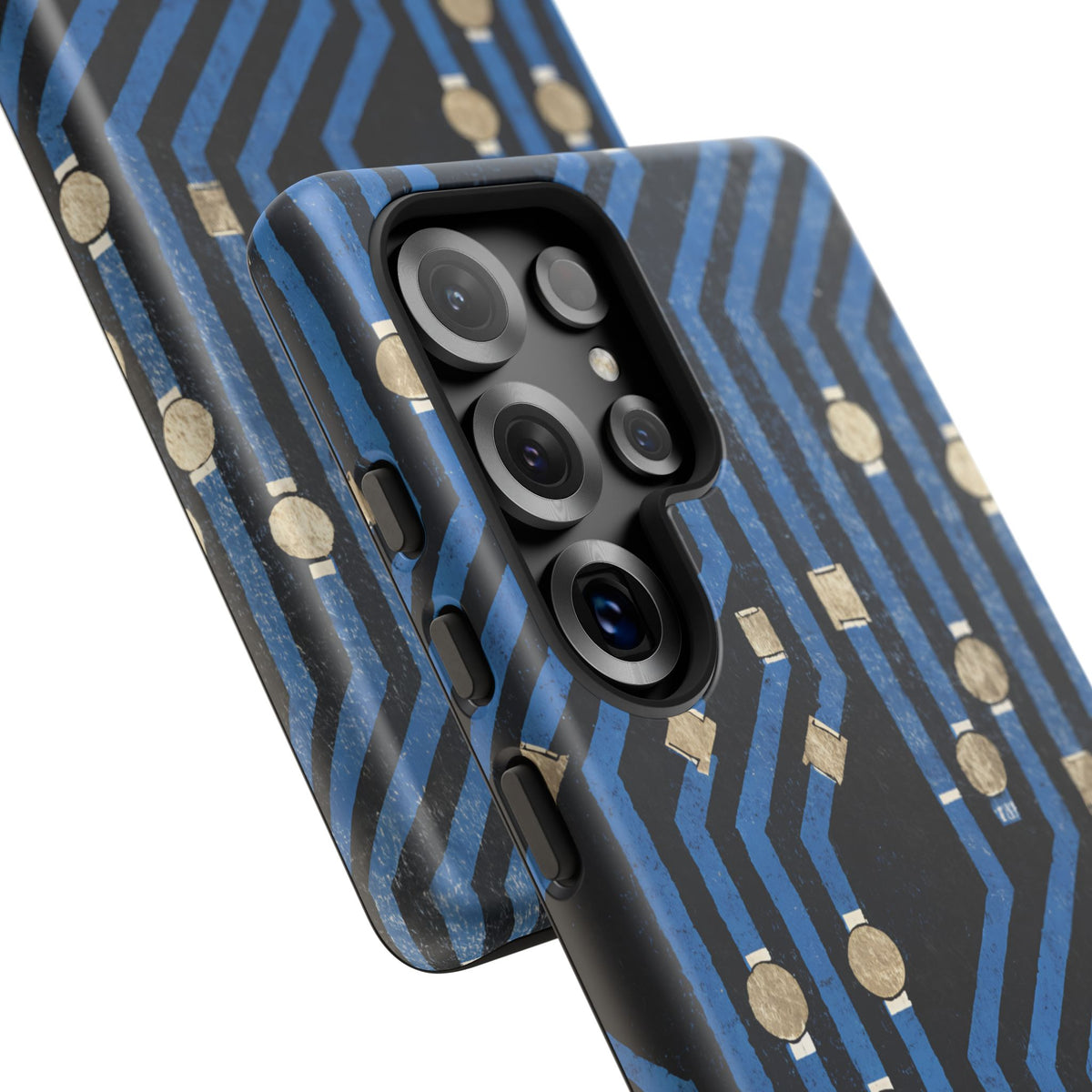 Samsung Galaxy Phone Case - Solder Trace — POD detail: Matte close-up, Samsung Galaxy S25 Ultra
