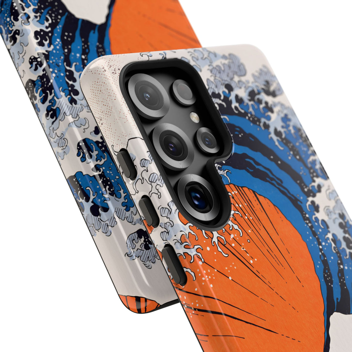 Samsung Galaxy Phone Case - Rogue Swell — POD detail: Glossy close-up, Samsung Galaxy S25 Ultra