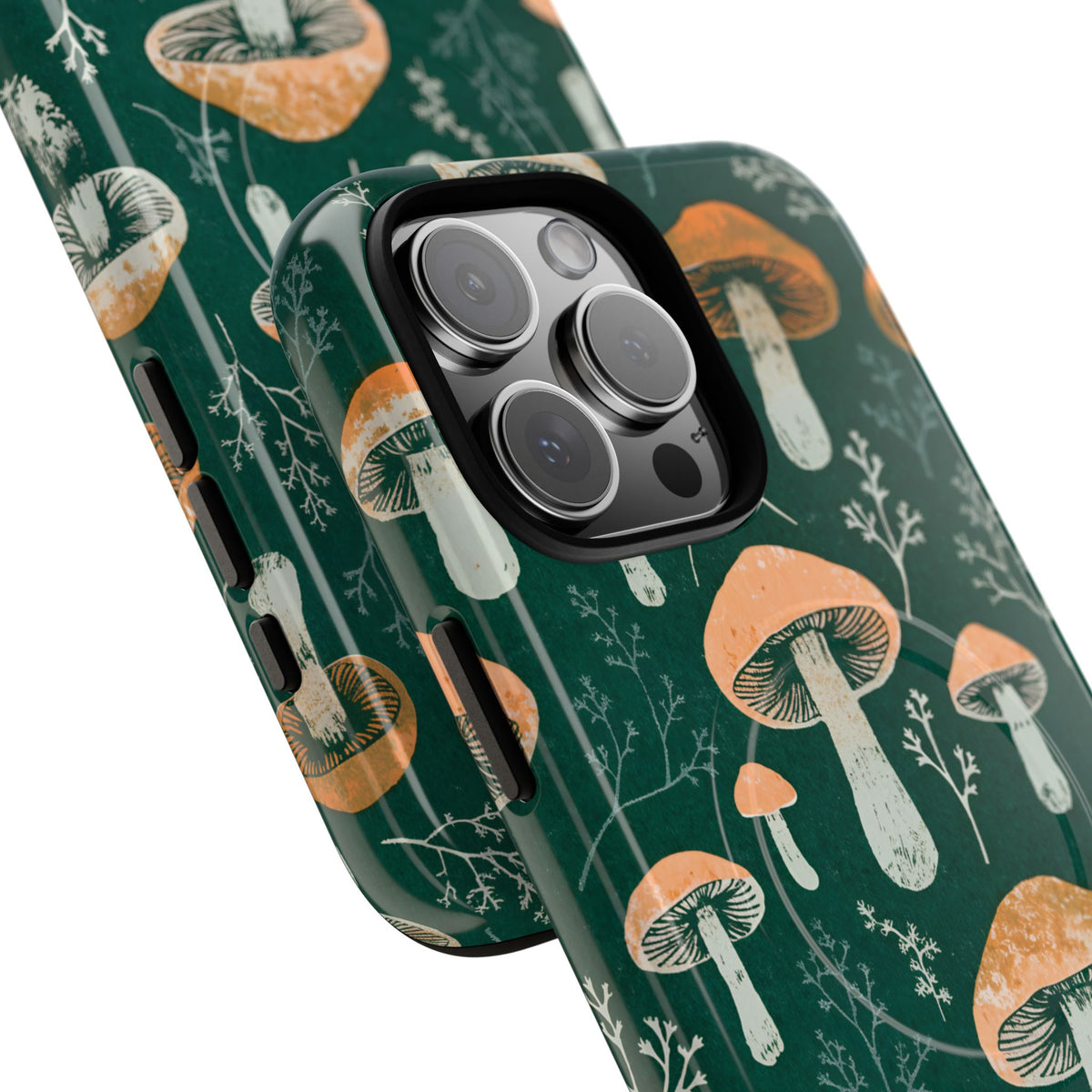 iPhone MagSafe Case - Foraged — POD detail: Glossy close-up, iPhone 16 Pro Max