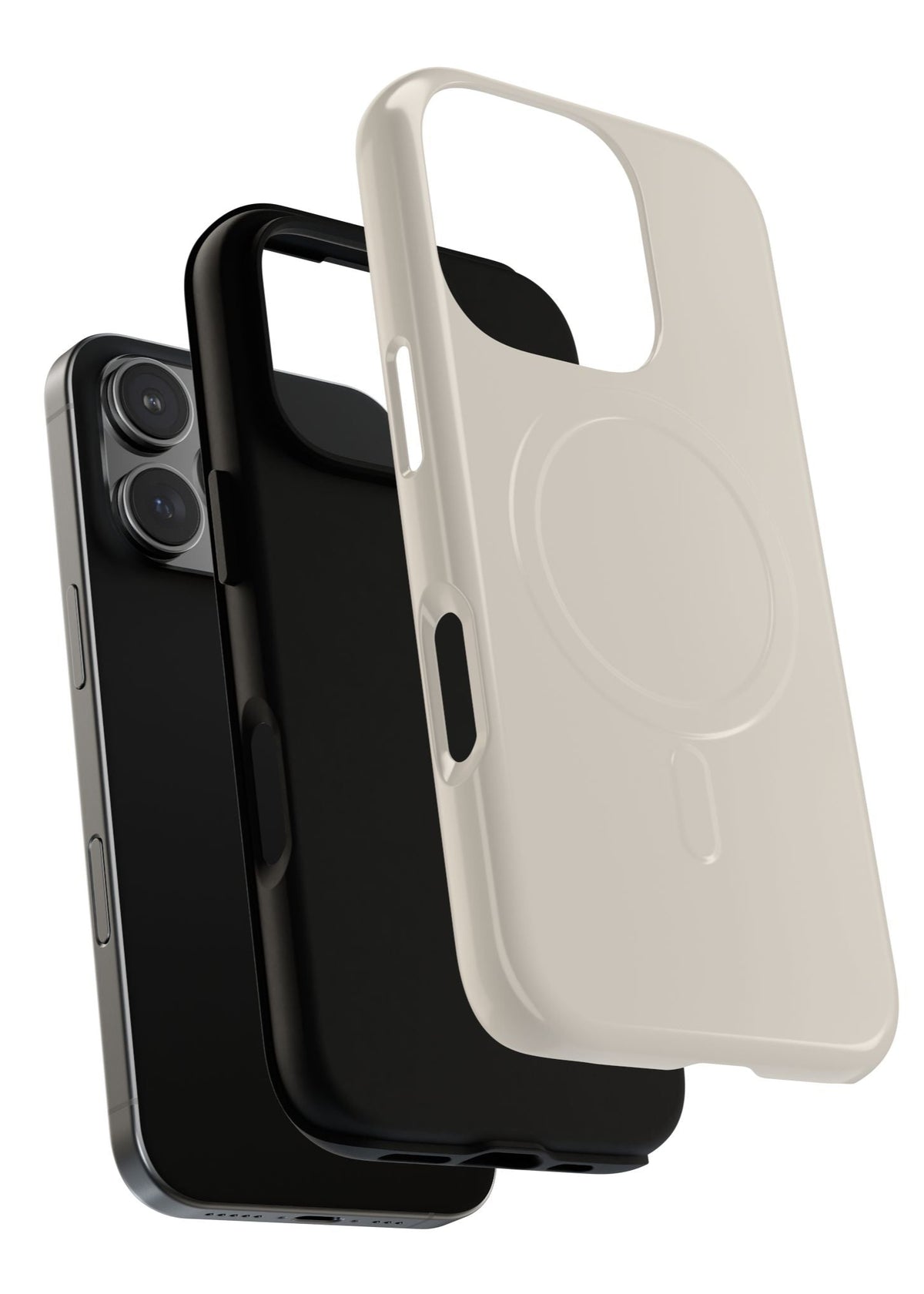 iPhone MagSafe Case - Summit Stone — POD detail: Glossy exploded, Product-level