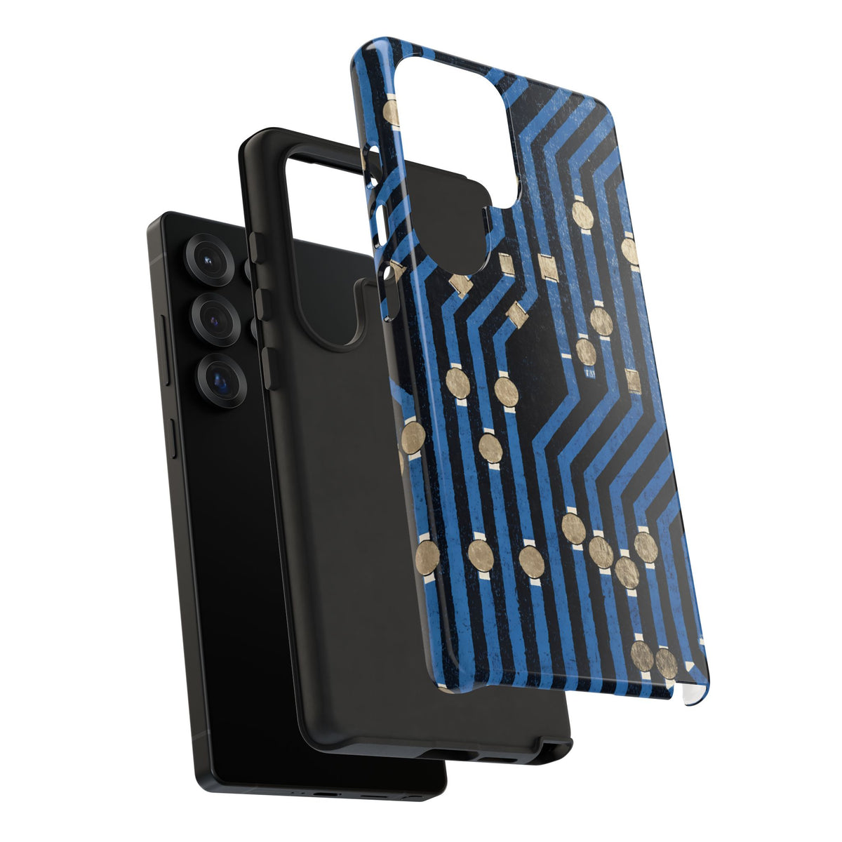 Samsung Galaxy Phone Case - Solder Trace — POD detail: Glossy exploded, Samsung Galaxy S25 Ultra