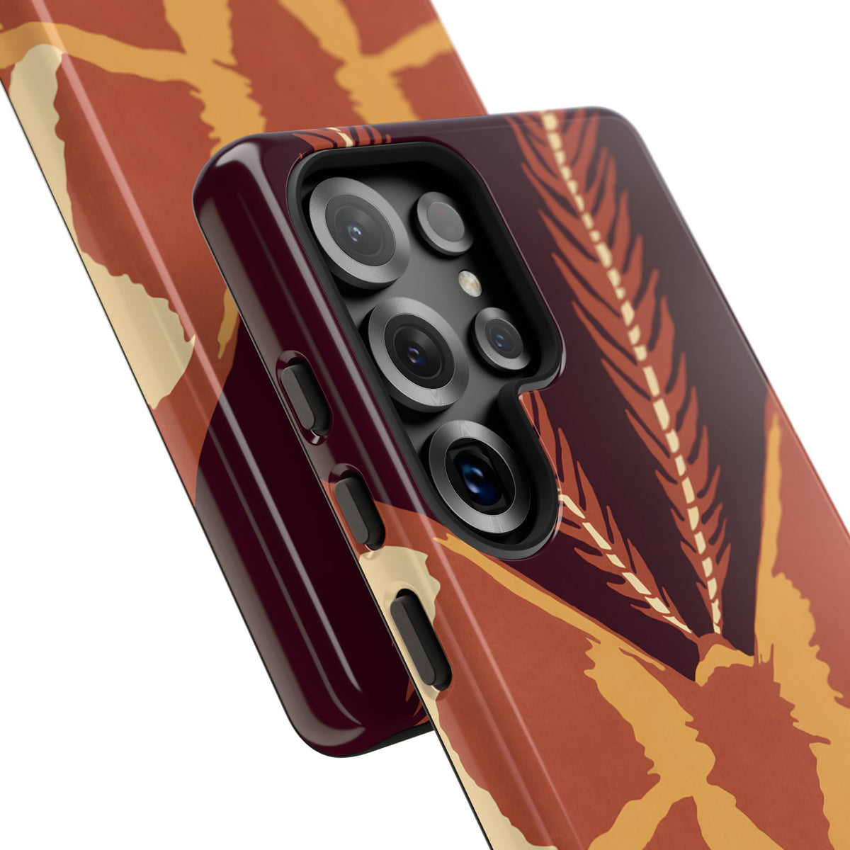 Samsung Galaxy Phone Case - Giant Silkwing — POD detail: Glossy close-up, Samsung Galaxy S25 Ultra