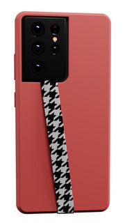 Houndstooth Phone Strap