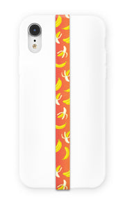 phone strap grip banana peel orange yellow