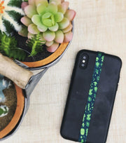 phone strap grip holder cactus green turquoise exotic