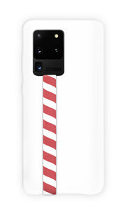 phone strap grip holder christmas candy stripes red white holidays