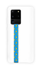 phone strap grip holder yellow rubber duck ducky blue