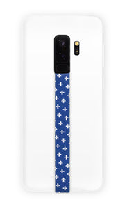 phone strap grip holder fleur de lys quebec