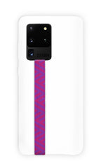phone strap grip holder maze labyrinth purple pink