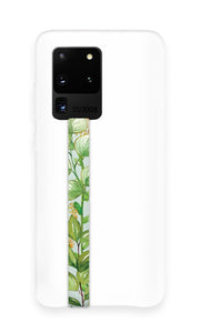 phone strap grip holder foliage leaves floral flower plants nature green