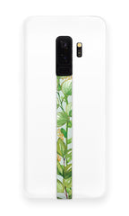 phone strap grip holder foliage leaves floral flower plants nature green