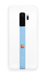phone strap grip holder peach blue