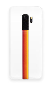 phone strap grip holder vintage 70s red orange yellow stripe
