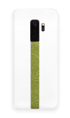 phone strap grip holder green topo map