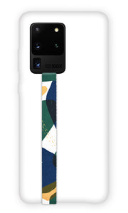 phone strap grip holder tablo blue abstract