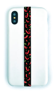 phone strap grip holder red hot chili pepper