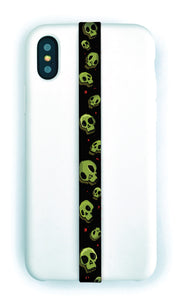 phone strap grip holder skulls
